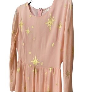 For Love & Lemons Gilded Star Maxi dress size Medium
